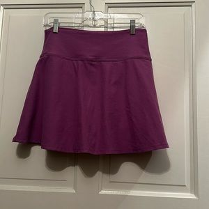 Purple athletic skirt